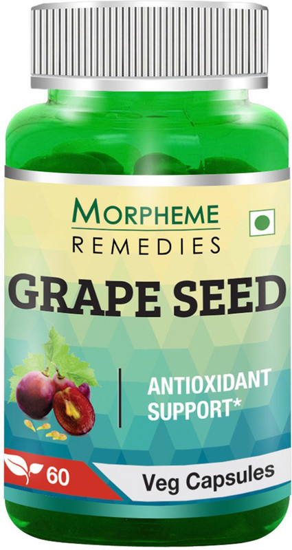 Morpheme Remedies Grape Seed Extract 500 mg(60 No) RS.499 (52.00% Off) - Flipkart