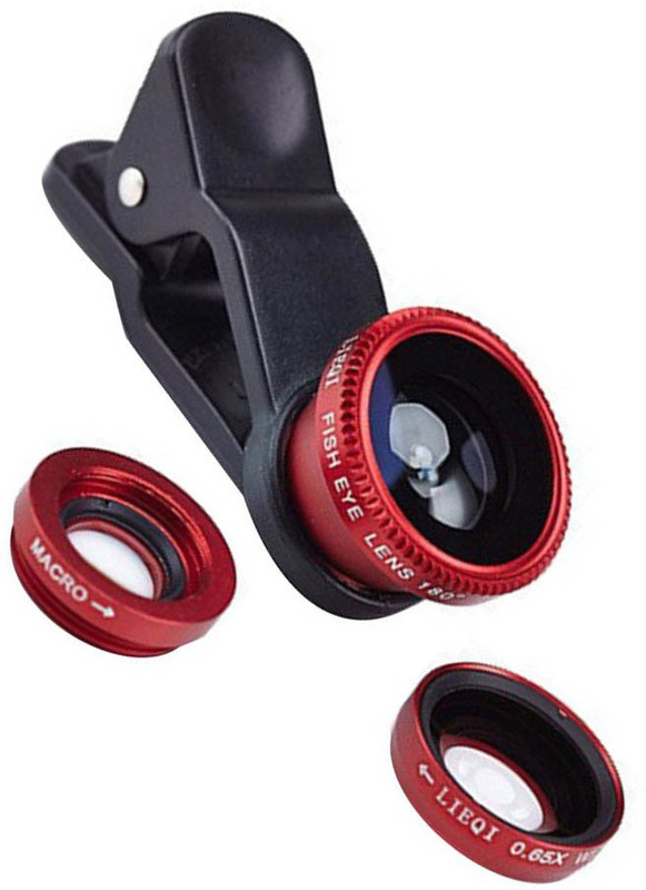 piqancy Clip Lens Kit - Fish Eye Lens/2 in 1 Macro Lens & Wide Angle Lens Mobile Phone Lens