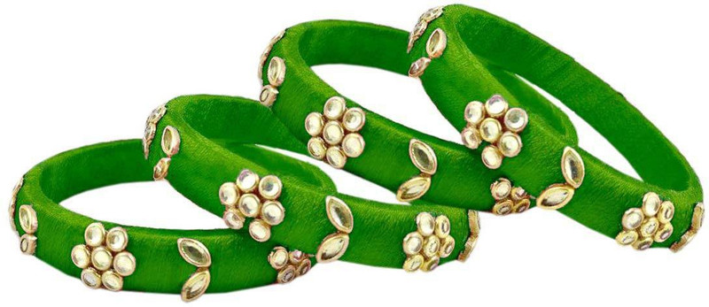 indian traditional stores Plastic Bangle Set(Pack of 4)