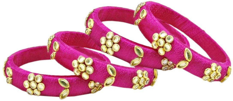 indian traditional stores Plastic Bangle Set(Pack of 4)