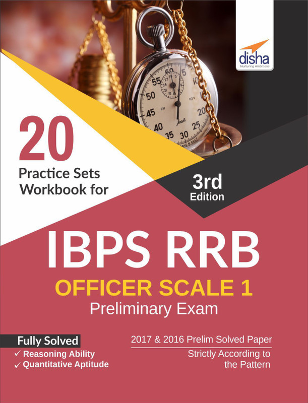 20 Practice Sets Workbook for IBPS RRB Officer Scale 1 Preliminary Exam 3rd Edition(English, Paperback, Disha Experts)
