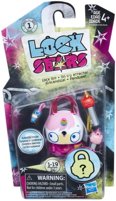 Hasbro Lock Stars Basic Pink Cat-Unicorn -- Series 1(Multicolor)