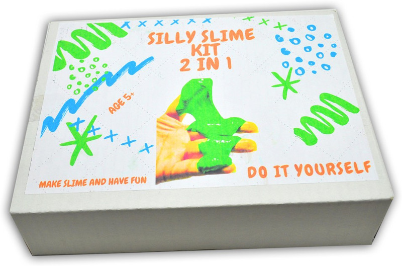 ProjectsforSchool silly slime 2 in 1 Multicolor Putty Toy