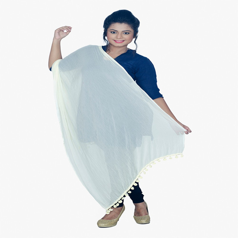 de global citizen Georgette Solid Women Dupatta