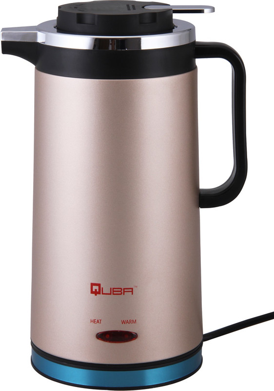 Quba Double Insulated Stainless Steel Gold Body 1500 Watt With Auto On - Off Electric Kettle(1.8 L, Gold) Quba Double Insulated Stainless Steel Gold Body 1500 Watt With Auto On - Off Electric Kettle(1.8 L, Gold)