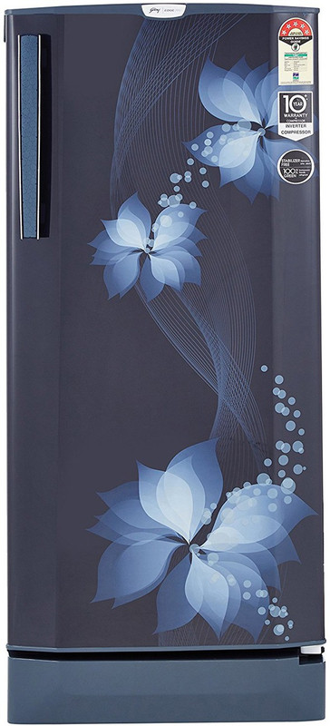 Godrej 210 L Direct Cool Single Door 5 Star Refrigerator(Breeze Blue, R D EPRO 225 TAI 5.2 BRZ BLU)