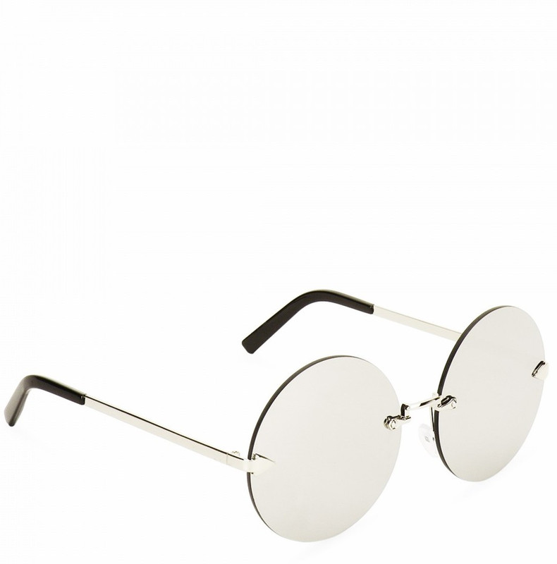 stylefiestafashion Round Sunglasses(Silver)