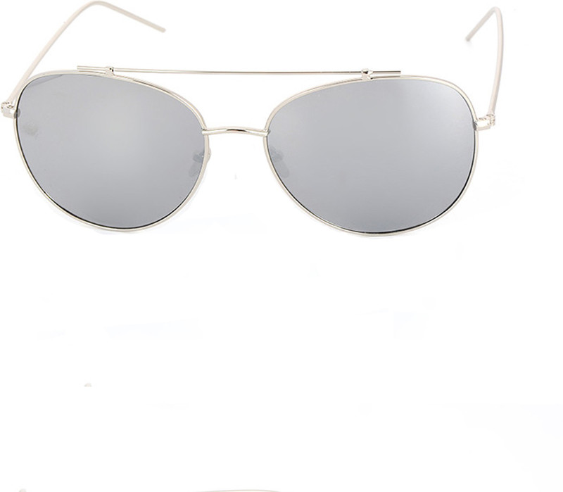stylefiestafashion Aviator Sunglasses(Silver)