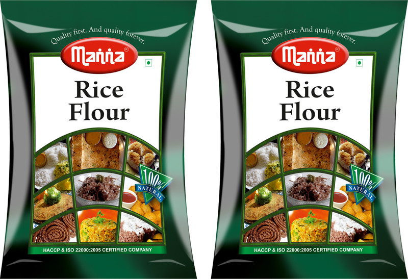Manna Rice Flour(1000 g, Pack of 2)