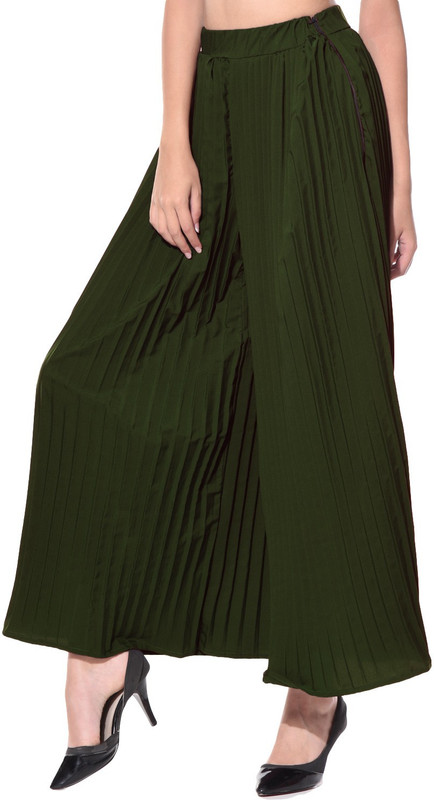 Uptownie Lite Regular Fit Women Green Trousers