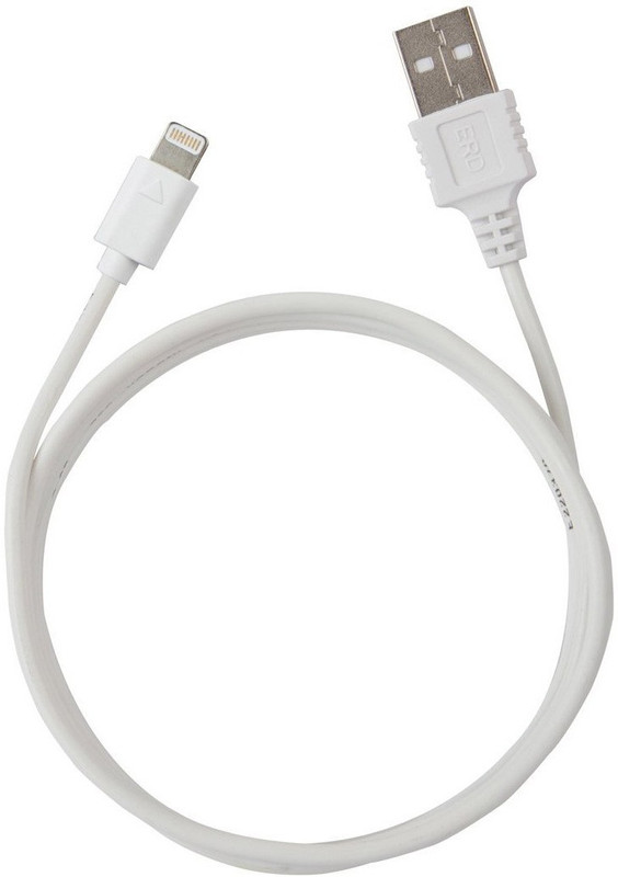fabzy FAB6924 1 m Lightning Cable(Compatible with iPhone 5/5s/5c/SE/6/6s/plus, iPad Mini, iPod, White, Sync and Charge Cable)