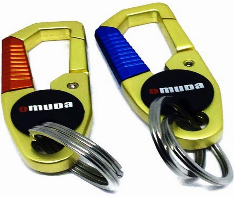 antras creations Imported Omuda brand key chain combo (B+B) for cars/bikes/two wheelers/home / office keys Locking Key Chain(Multicolor)