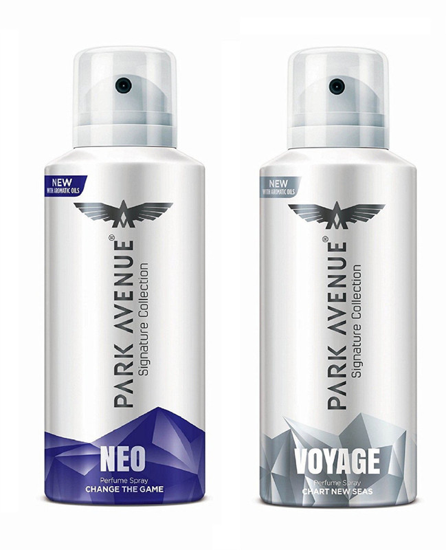 Park Avenue Neo and Voyage Signature Collection Body Spray 130ML Each (Pack  of 2) Deodorant Spray For Men Women(260 ml, Pack of 2)