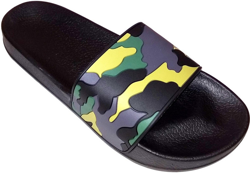 crospike Flip Flops Slippers for Men | Slipper for Men | Stylish Comfortable Sandals | Slide Sandals for Men | House Slipper for Men – Army Green Slides