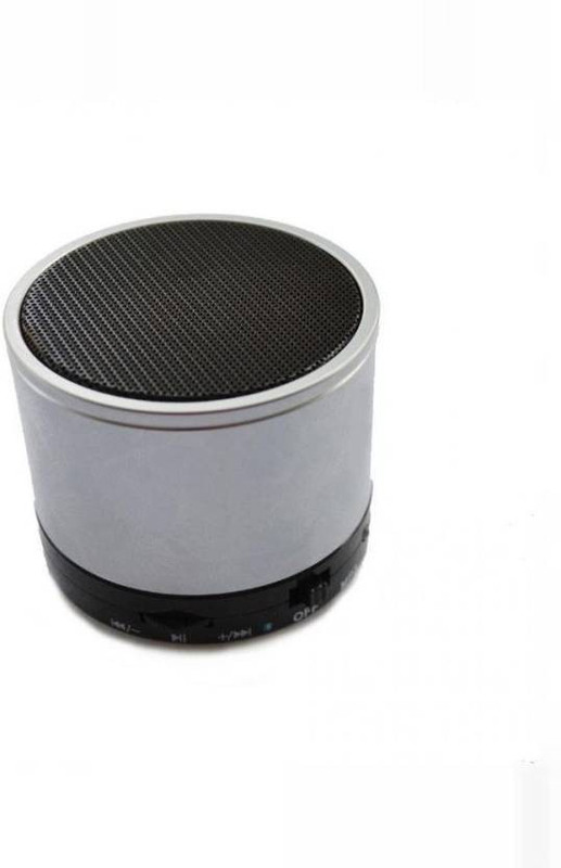k dudes Mini Bluetooth Wireless Speaker (S10) DUDE-48 3 W Bluetooth  Speaker(Silver, 2.1 Channel)