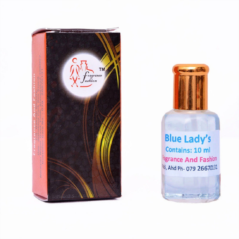 Fragrance And Fashion Blue Lady's Herbal Attar(Woody)