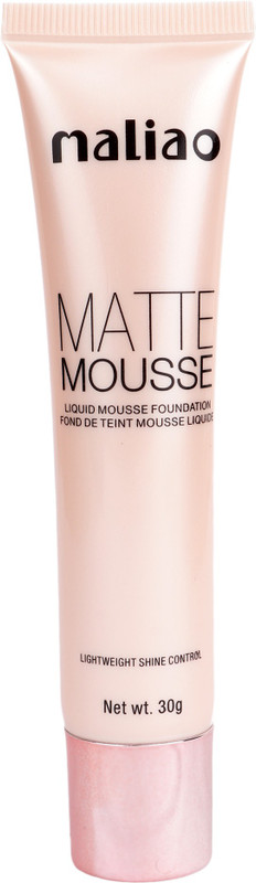 malio light weight liquid matte mousse foundation long lasting daily use for women Foundation(Beige, 30 g)