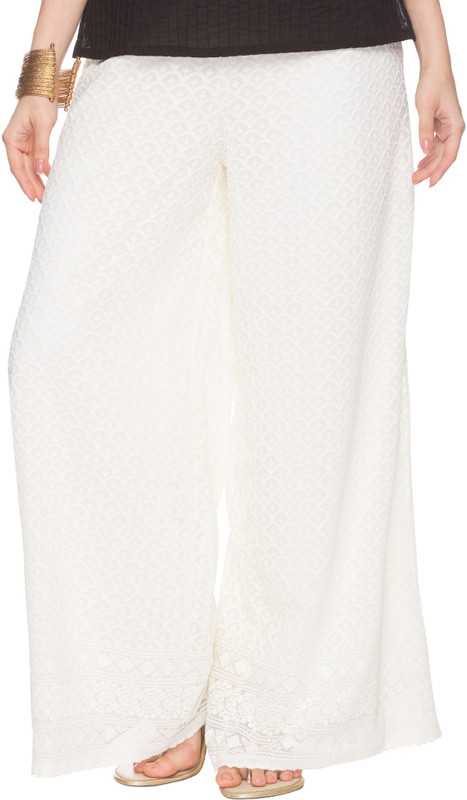 Srishti By Fbb Regular Fit Women White Trousers Desertcart INDIA