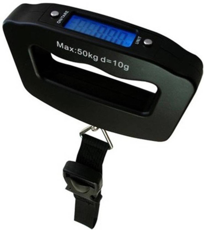 ARYSHAA Digital LCD Screen Electronic Luggage Scale Weighing Scale Upto 50KG (Black) Weighing Scale(Black)