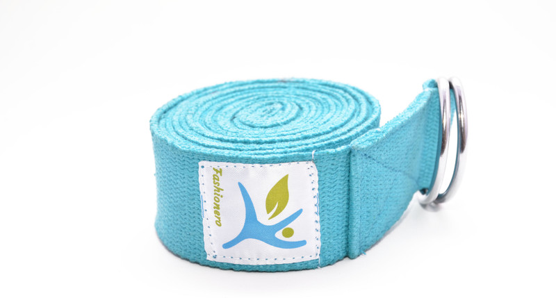 Flyura YOGA STRAP Cotton Yoga Strap(Blue)