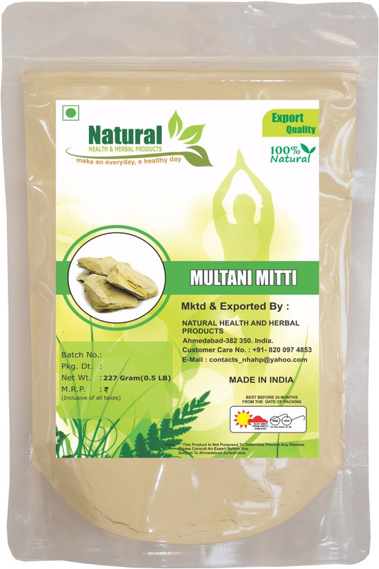 natural health and herbal products Natural Multani Mitti Powder(227 g)