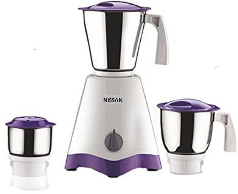 nissan 1 ABC 240 W Mixer Grinder(White, 3 Jars)