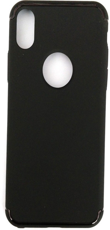 fabzy Back Cover for Hard plastic Cover For iphone X(Black)