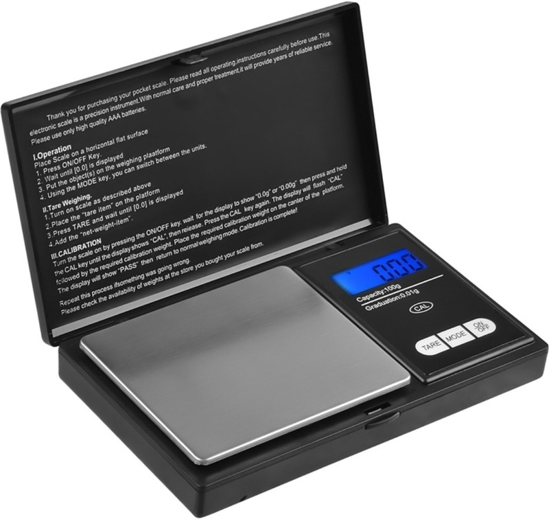 Lemish Professional Mini Digital Jewellery Weighing Scale Weighing Scale(Black)
