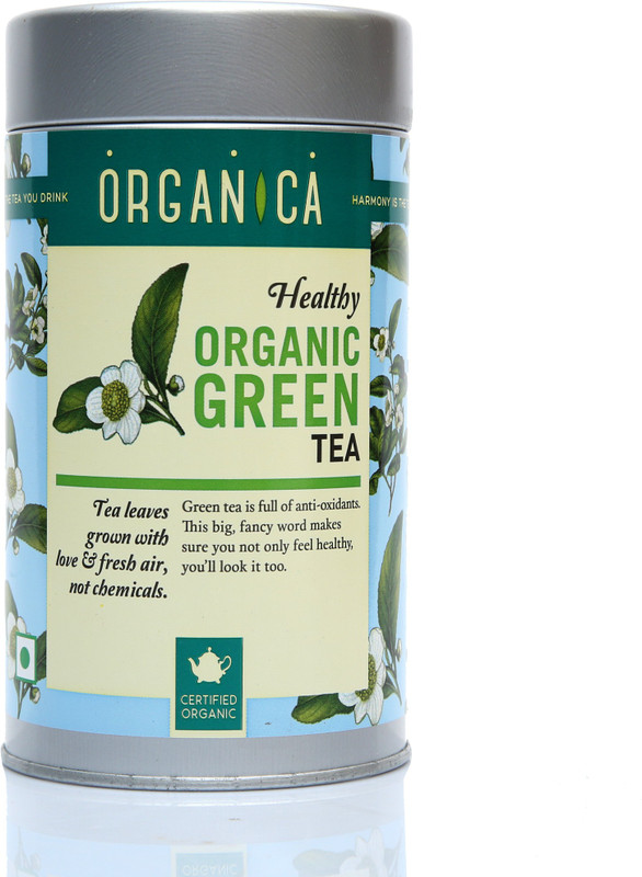 Organica ORGANIC GREEN Herbal Tea Plastic Bottle(100 g)