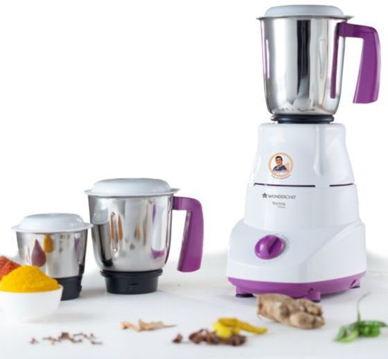 Wonderchef Victor Classic 500 W Mixer Grinder(White, 3 Jars)