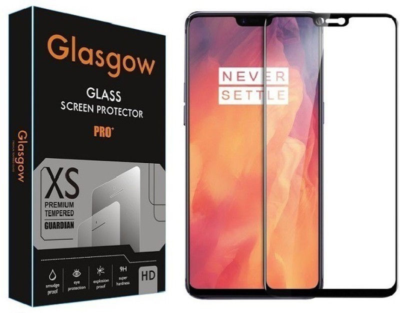 Glasgow Tempered Glass Guard for OnePlus 6(Pack of 1)