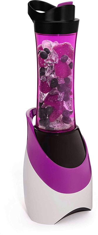 House of Quirk Shake n Take 250-Watt Smoothie Maker Blender with Travel Sport Bottle 250 Hand Blender(Purple)