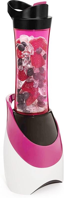 House of Quirk Shake n Take 250-Watt Smoothie Maker Blender with Travel Sport Bottle 250 Hand Blender(Pink)
