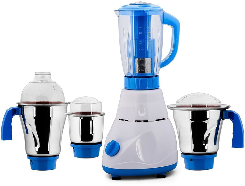 SilentPowerSunmeet Mrf 1000 S_ f2White4jar1000W 1000 W Mixer Grinder(White, 4 Jars)