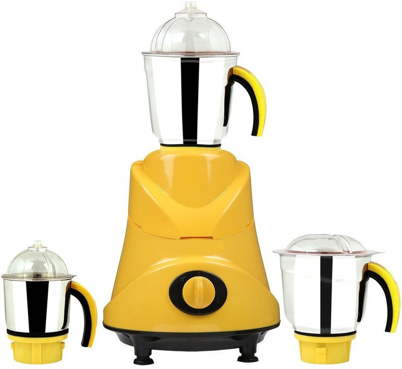 Sunmeet Butler 1000 Yellow3jar1000W 1000 W Mixer Grinder(Yellow, 3 Jars)