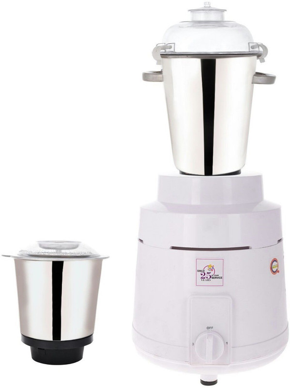 SilentPowerSunmeet Comme c al 1400 S_CommercialWhite2jar1400W 1400 W Mixer Grinder(Multicolor, 2 Jars)