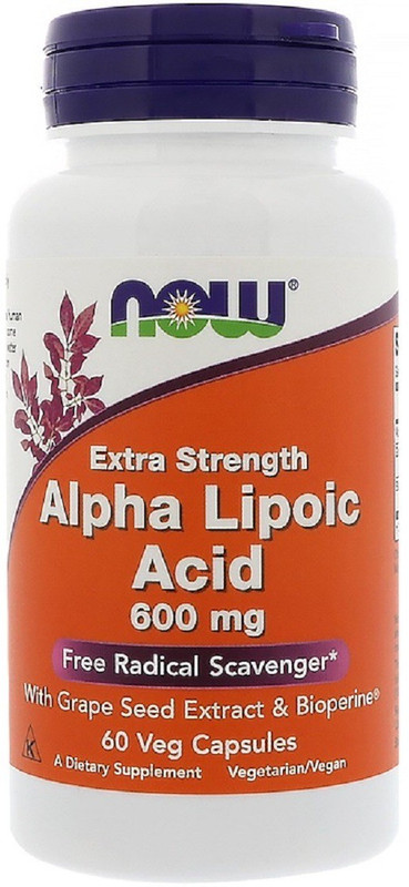 Now Foods Now Foods, Alpha Lipoic Acid, Extra Strength,(60 No)