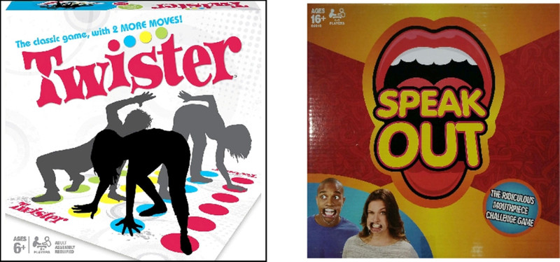 kiti kits twister with speak out Board Game