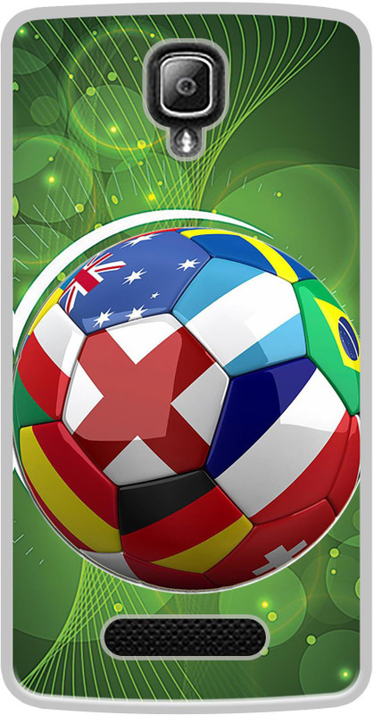 Casotec Back Cover for Lenovo A1000(Multicolor, Silicon)