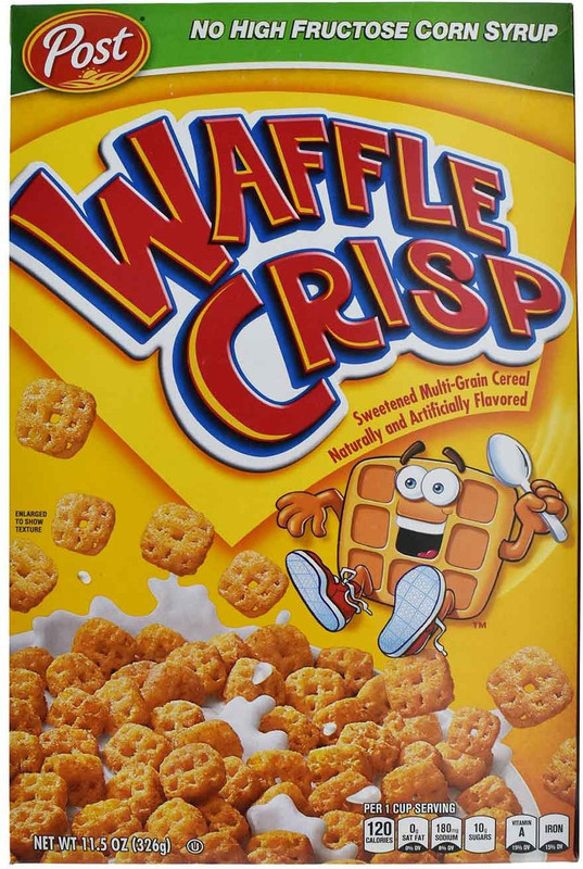 Post Waffle Crisp Sweetened Multi-Grain Cereal - 326g (11.5oz)(326 g, Box)