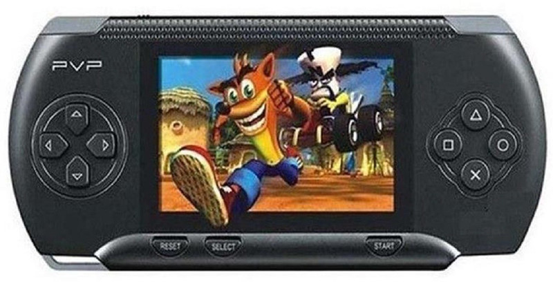 KIDLAND PVP STATION LIGHT WITH 3000 GAMES GB with INCLUDED RACING,SHOOTING,ARCADE,PUZZLES (BLACK)(Black)