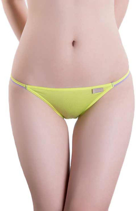 streetkart Women Bikini Yellow Panty(Pack of 1)
