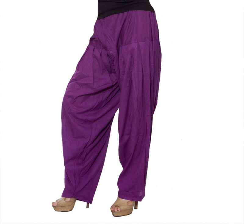 freya studio Cotton Blend Solid Salwar