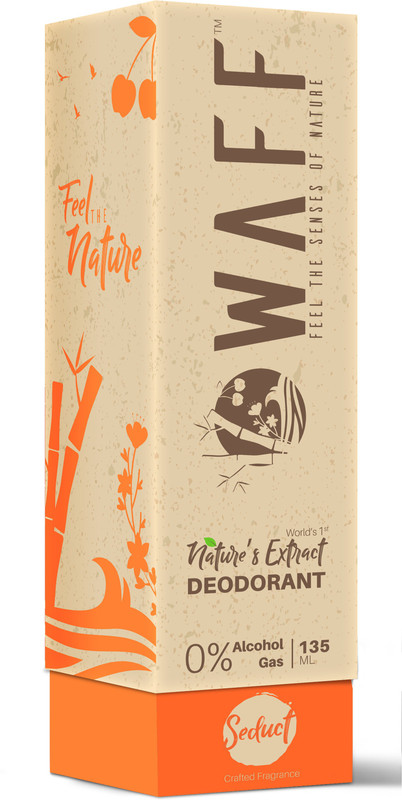 waff World's First Nature's Extract Deodorant Seduct Deodorant Spray  -  For Men & Women(135 ml)