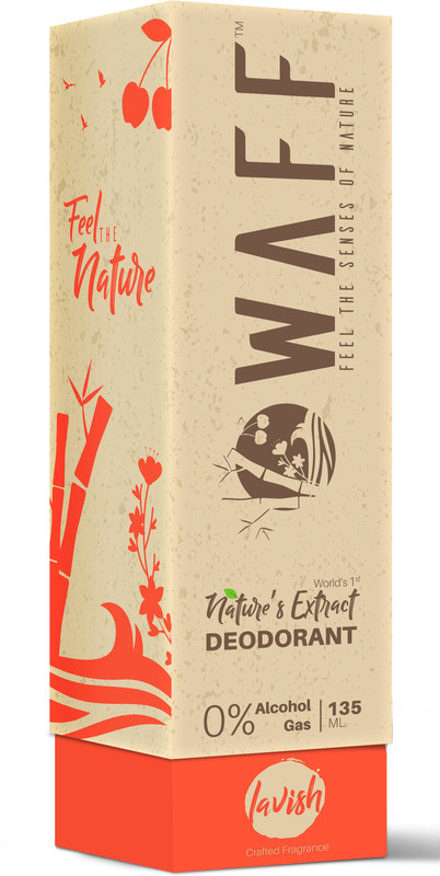 waff World's First Nature's Extract Deodorant Lavish Deodorant Spray  -  For Men & Women(135 ml)
