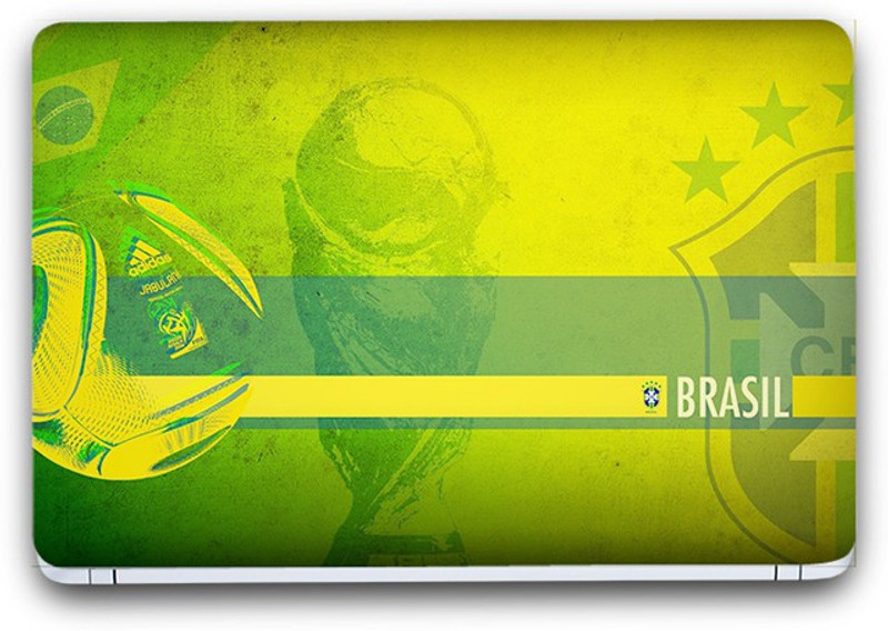 Flipkart SmartBuy Football Themed 257 Vinyl Laptop Skin (3M/Avery Vinyl, Matte Laminated, 14 x 9 inches) Vinyl Laptop Decal 14.1
