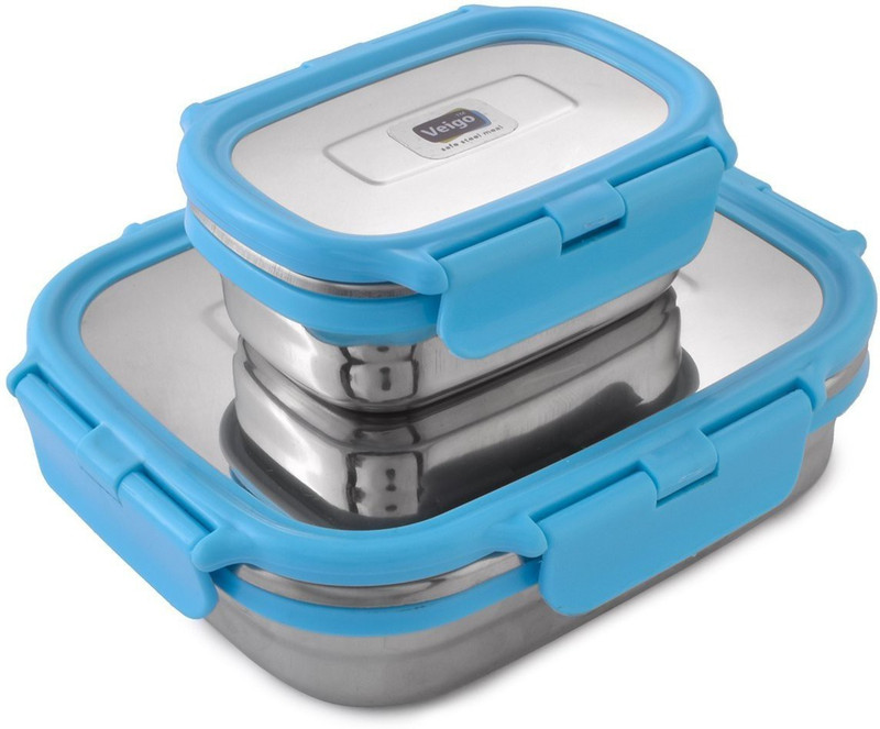 veigo V JUMBO BLUE 2 Containers Lunch Box(720 ml)