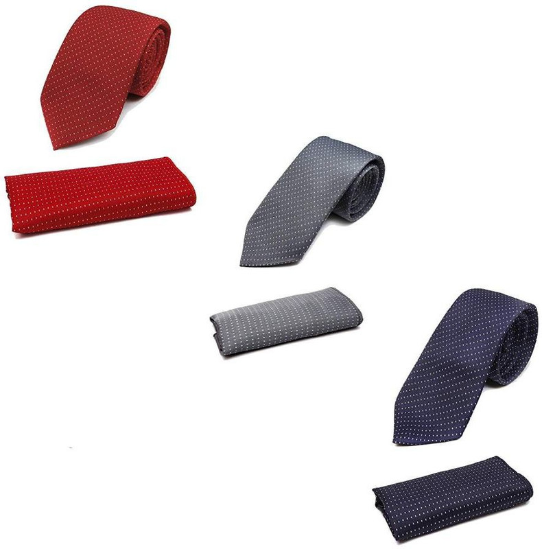 markslow Polka Print Tie(Pack of 3)