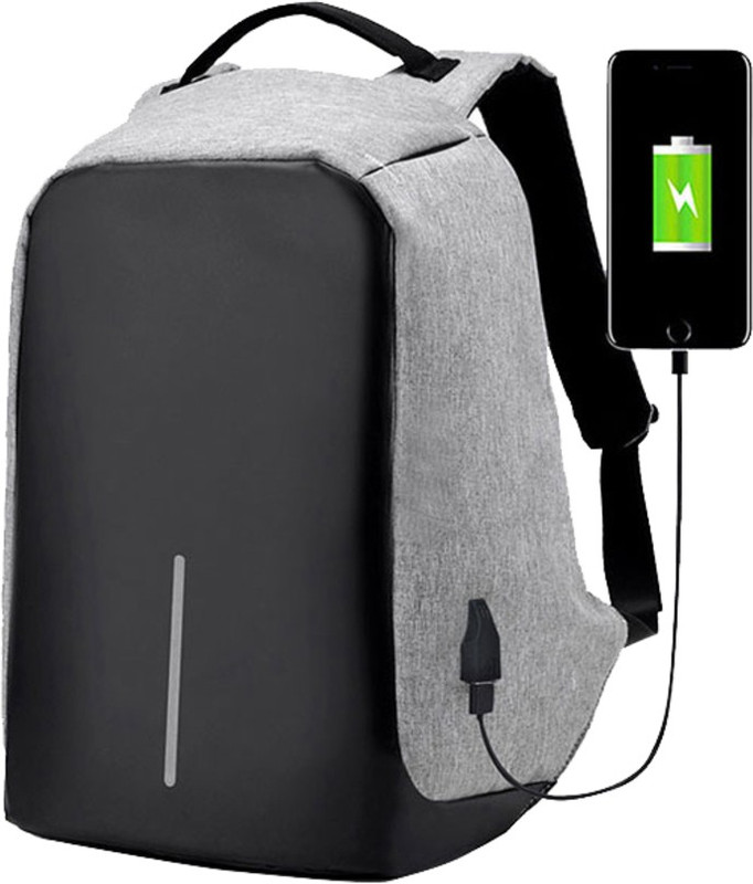 indydukaan MIL15126 35 L Laptop Backpack(Grey)