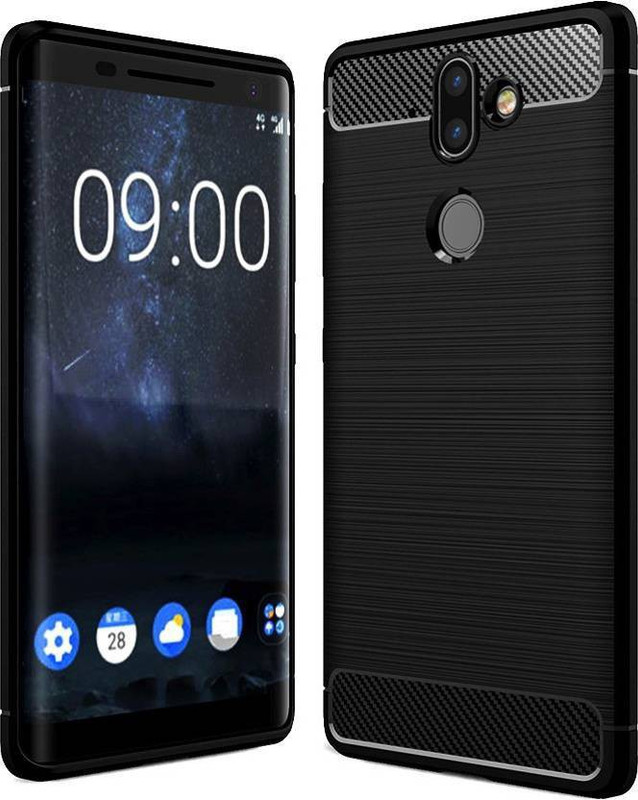 swipewide Back Cover for Nokia 8 Sirocco(Black)